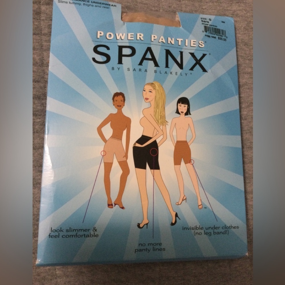 Spanx Power Panties Bare Size G